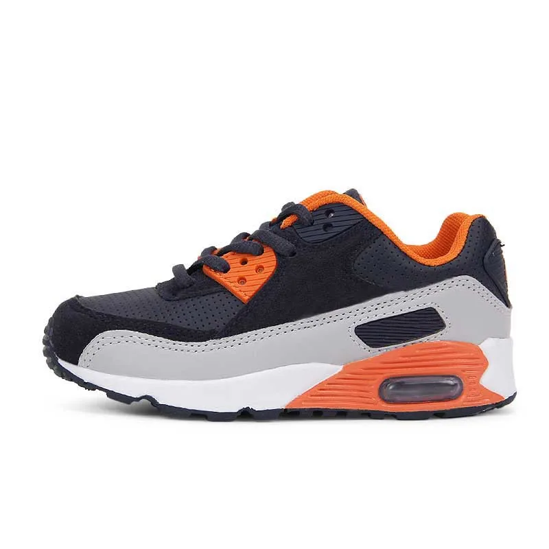 

MIQI&LADING Brand Logo Patch Children Sneakers Air Cushion Boys Girls Sports Running Shoes New Kis Casual Shoes for Autumn