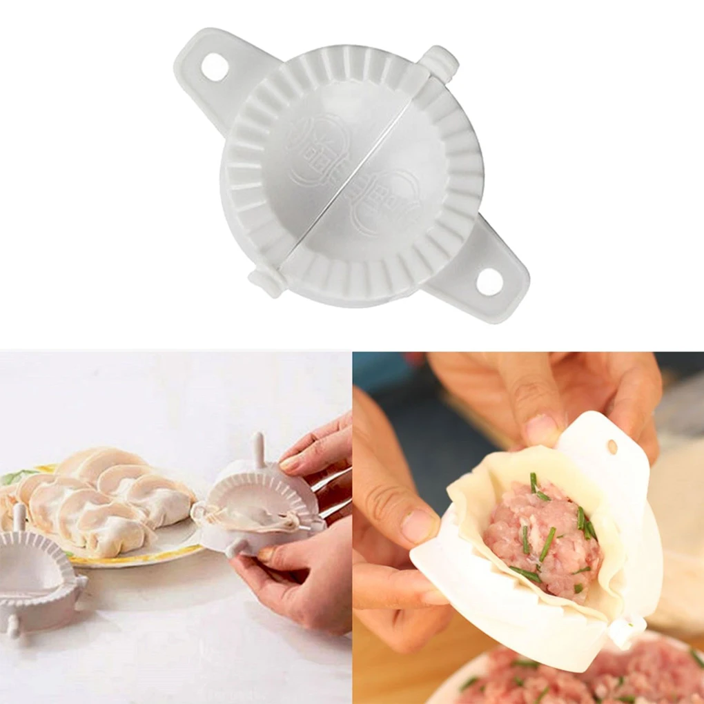 

Kitchen Cooking Dumpling Making Mold Tools Plastic Dough Dumpling Making Mold Simple and Practical Dumpling Mold