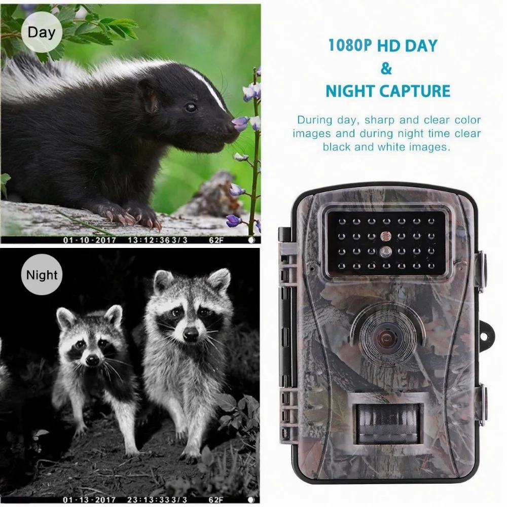HD 1080 P охотничья камера ночного видения 940nm Инфракрасные светодиоды ИК охотничья ловушка 12MP камера для наблюдения за дикой природой животных фото ловушки