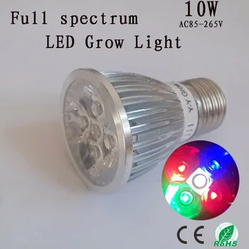 Full Spectrum E27 GU10 E14 LED Grow Lights For Seed Seedlings Growth Flowering Fruit Hydroponics System