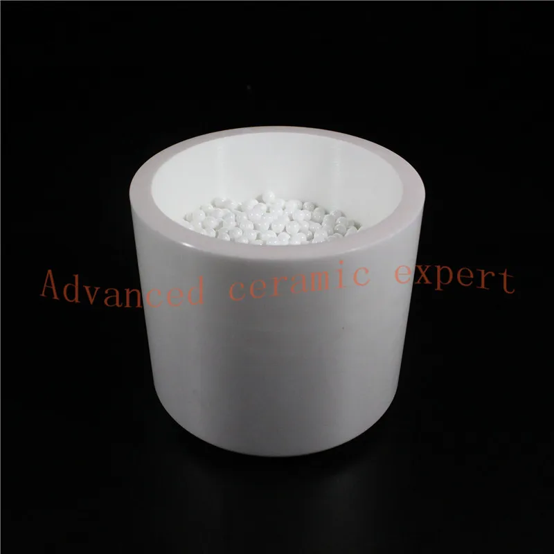 

Zirconia Ball Milling Tank for Planetary BallOD68*ID53*H70mm/Zirconia Ceramic Milling Jar/Wear-Resistant,Insulating Ceramic