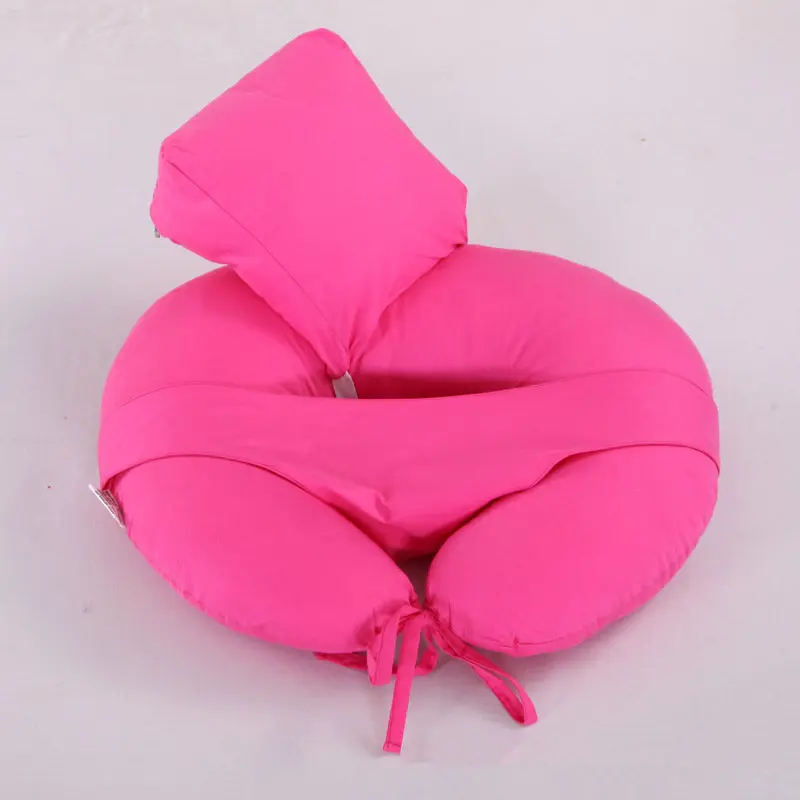 rose red Новинка, подушка для кормления для беременных женщин, многофункциональная детская подушка для грудного вскармливания, одноцветная хлопковая Подушка для ребенка, учится сидеть - Цвет: rose red