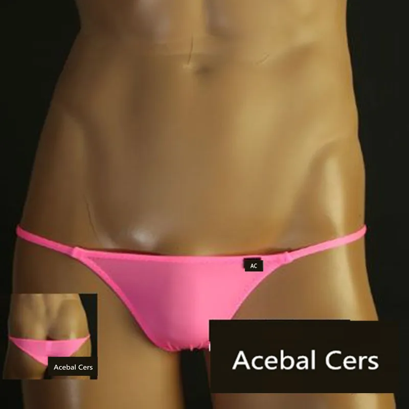 

2019 Acebal Cers Gay Men Bikini Underwear, Sexy Men's Underwear Nylon Low Sleeve Elastic Underwear mens briefs M L XL XXL