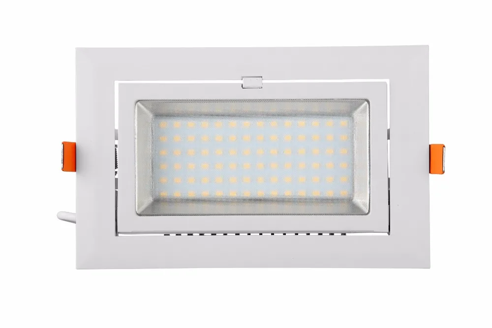 

2pcs/lot 40W Rectangular led downlight shop LED Flood light rotate angle AC110-240V