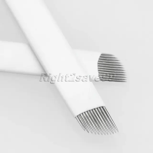 50 PCS 12pin Permanent Makeup Needle Manual Eyebrow Tattoo Eyebrow Blades 12 Pin Needles Sobrancelha Microblading 50 PCS 12pin Permanent Makeup Needle Manual Eyebrow Tattoo Eyebrow Blades 12 Pin Needles Sobrancelha Microblading