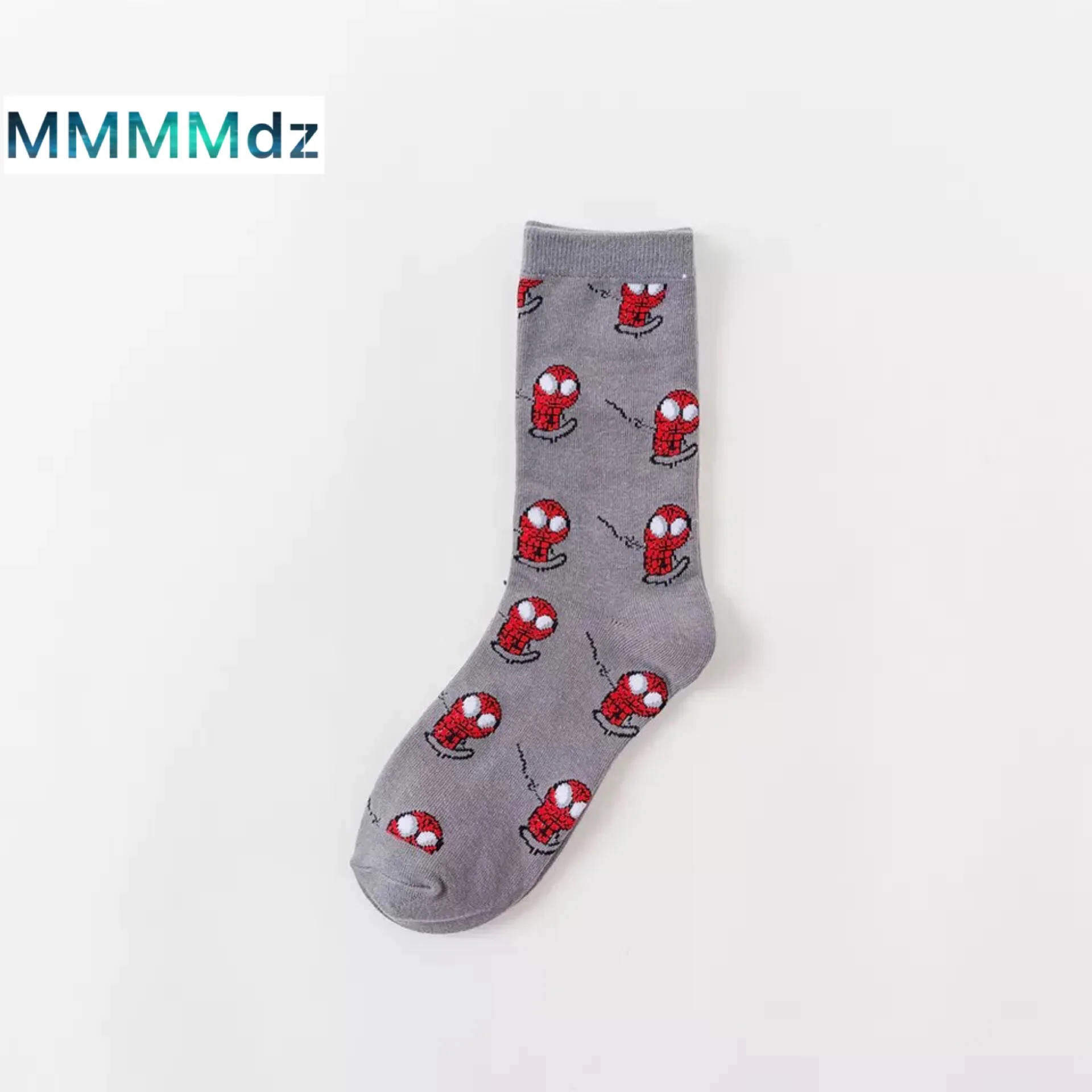 Забавные носки с героями мультфильмов Marvel хлопковые для мужчин женские