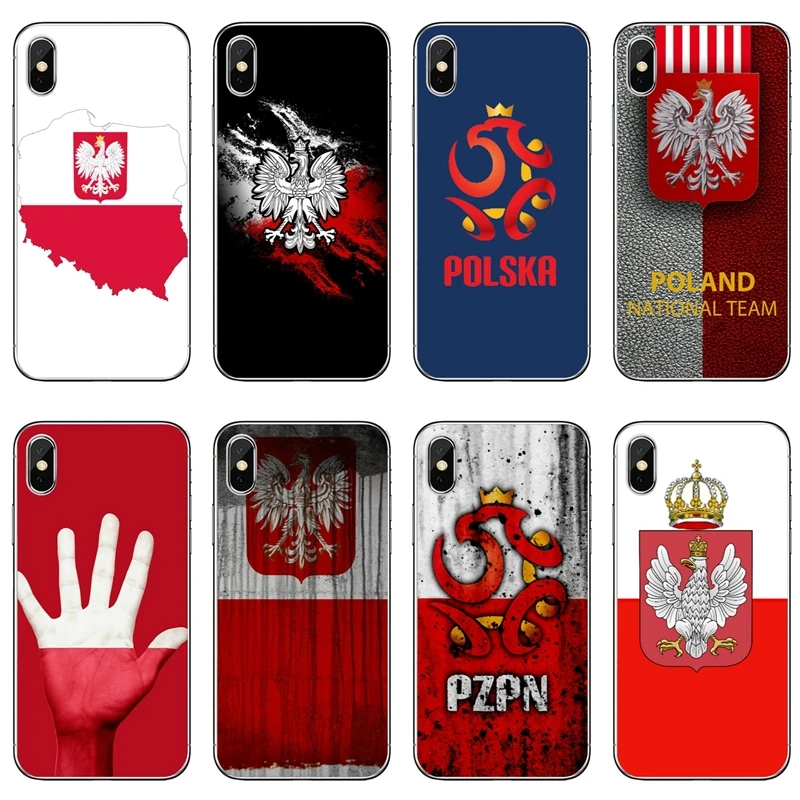 

Poland flag football For Huawei Mate 20 10 9 8 lite pro Y9 Y7 Y6 prime Y5 II GR5 2017 2018 2019 TPU Soft phone cover case