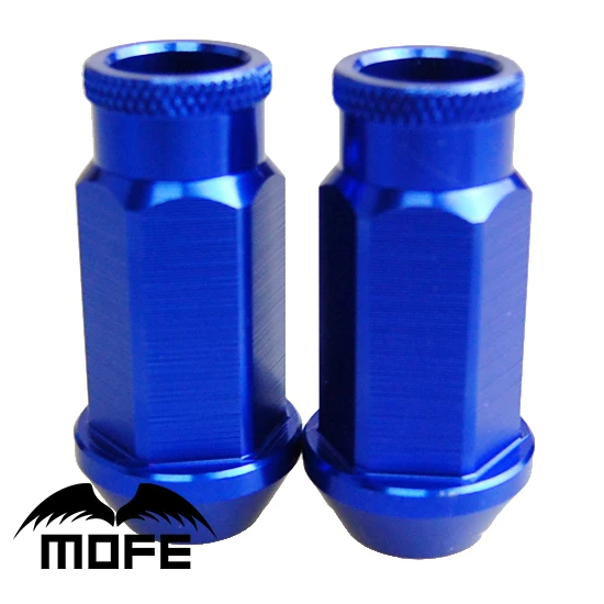 Гаечные гайки Mofe 20 шт./компл. 50 мм D1 универсальные JDM для гоночных колес M12 * 1 5 (P: L:50
