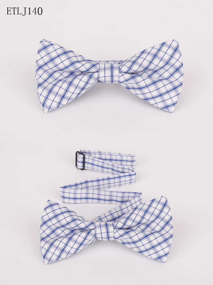 Новинка 2019 года, Детская Хлопковая клетчатая рубашка в горошек с галстуком-бабочкой для фотосессии