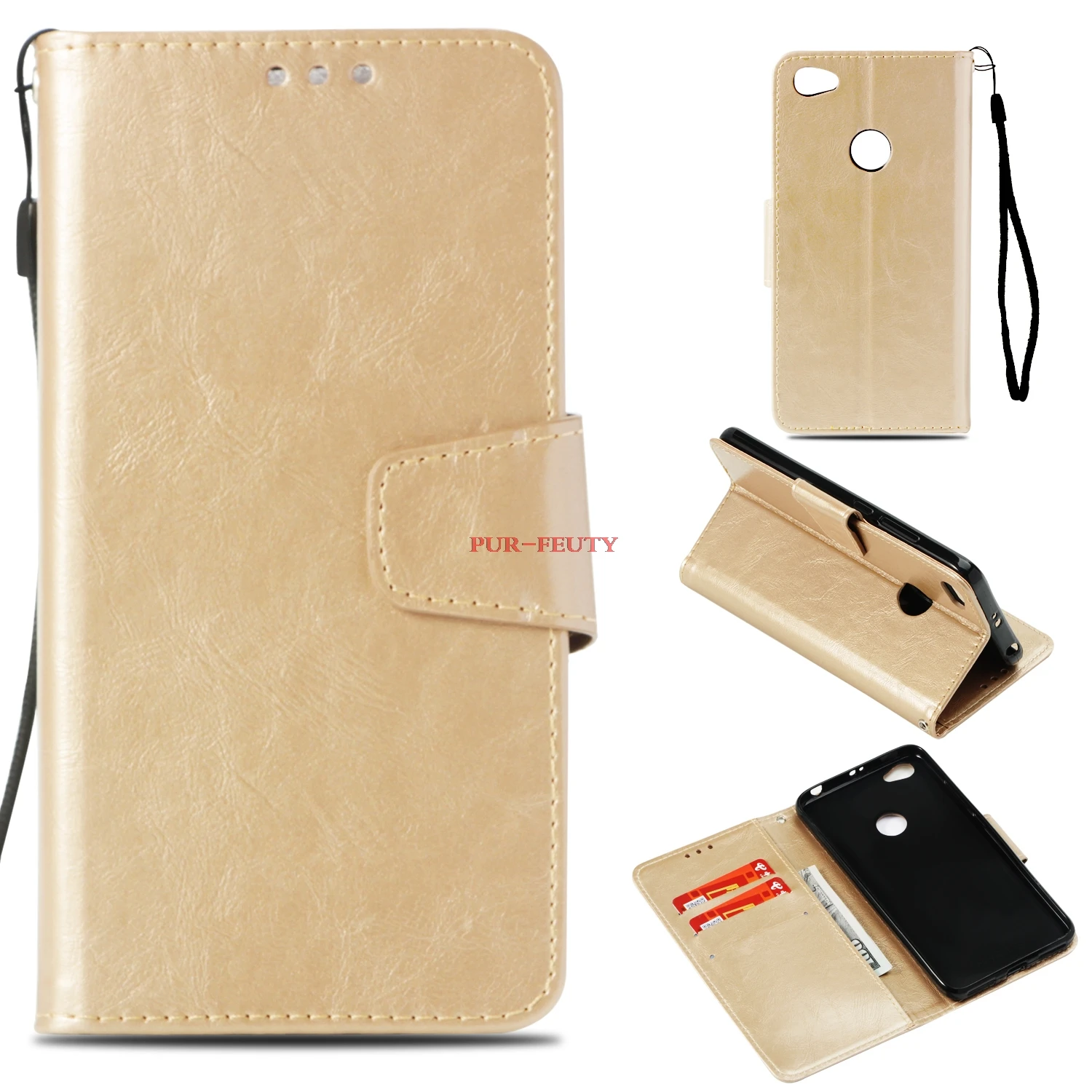 Ollivan for samsung A5 2017 case 360 degree full protection Hard PC Magnetic Flip Case for Xiaomi Redmi Note 5A Prime Wallet Card Slot Phone Leather Cover for