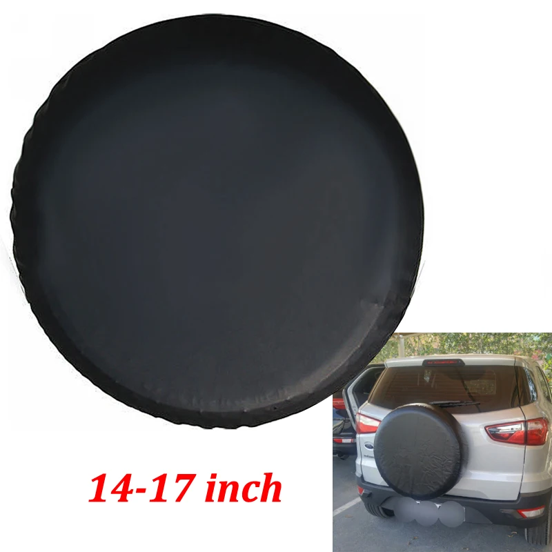 1 Pcs Black Car Spare Wheel Cover For Jeep Kia SUV Car Spare Tire Cover