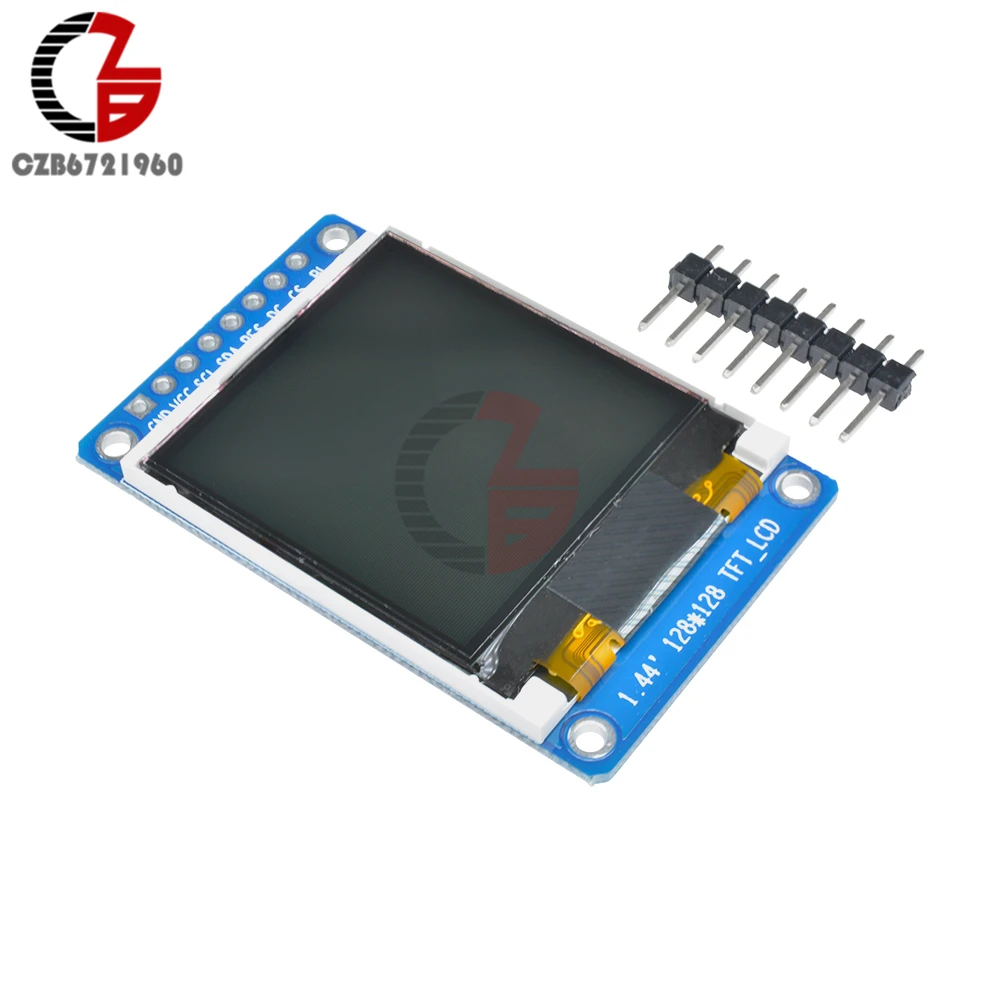 

128x128 65K 1.44" TFF LCD Display Module 1.44 inch ST7735 RGB Full Color LCD Screen SPI IC Replace OLED for Arduino 51 STM32