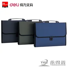 5556 портативный портфель A4 Органическая сумка 12-сетка Многослойные Билл сумка информация, содержащиеся в закрытой folde Файл Организатор