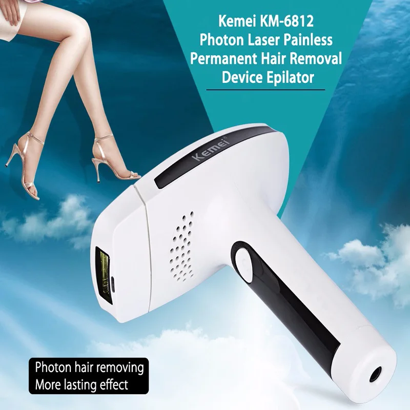 Kemei Pro Epilator Lady Photon Laser Epilator Facial Hair Removal Depilatory Shaver Razor Device Face Skin Care Tools For Women Kemei Pro Epilator Lady Photon Laser Epilator Facial Hair Removal Depilatory Shaver Razor Device Face Skin Care Tools For Women