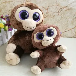Мягкие и милые плюшевые большие глаза обезьяна игрушки для мальчиков и девочек подарок куклы игрушки магазины