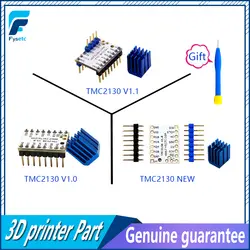 2 шт. TMC2130 V1.0 Новый TMC2130 V1.1 Stepstick Драйвер шагового двигателя SPI с радиатором ультра-тихий VS TMC2100 V1.3 TMC2208