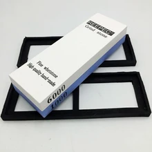 Nuoten marke 1000/6000 grit kombination korund wasserstein messer spitzer whetstone schleifsteine afilador de cuchillos