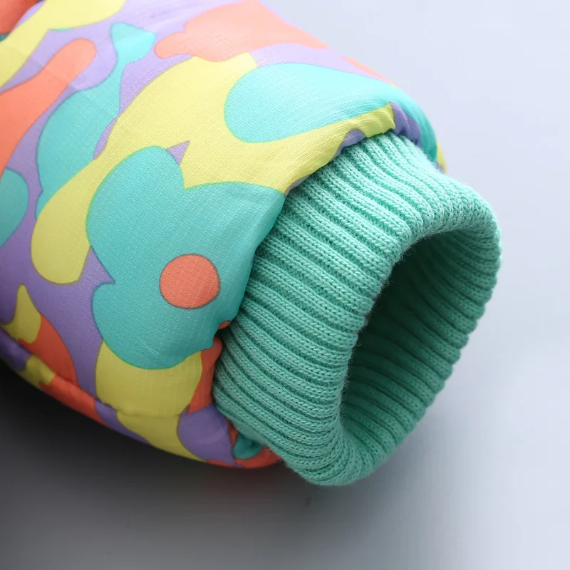 Jaqueta de Bebê Infantil do Bebê Parka da Criança Bibihou Inverno Bonito Coelho Grosso Algodão-acolchoado Bebê Menina Outerwear Meninos Meninas Neve Wear 23 Cheap Casacos e Parkas