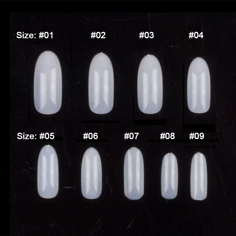 250 штук в упаковке такие же размеры овальной формы накладные ногти для рисования дизайн ногтей Акриловые полные ногти Размер 1 2 3 4 5 6 7 8 9