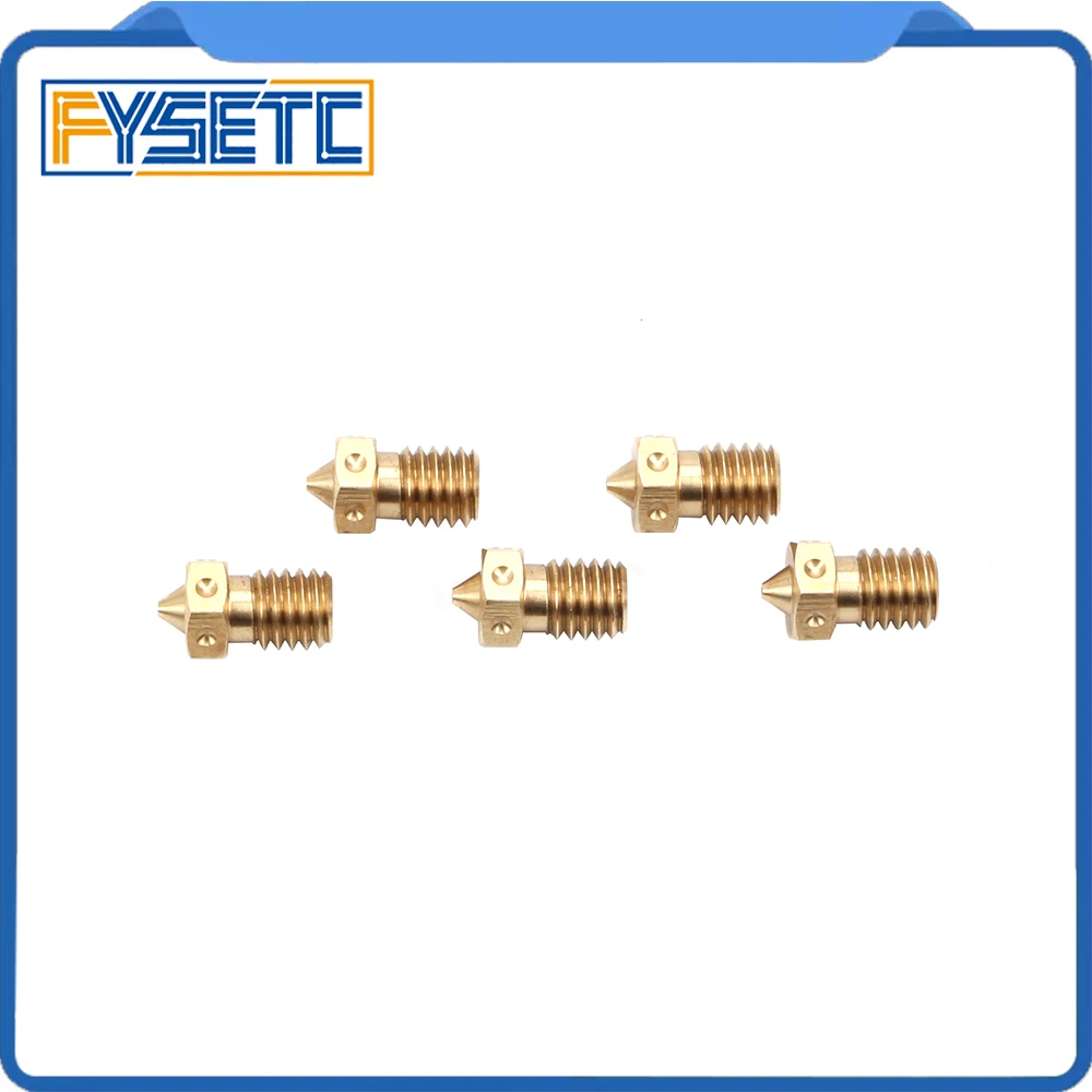 5 шт. супер качество V6 сопла 3d принтер Насадка для 3d принтера s Hotend 3D сопла E3D сопла Titan j-головка экструдер 1,75 мм Fila