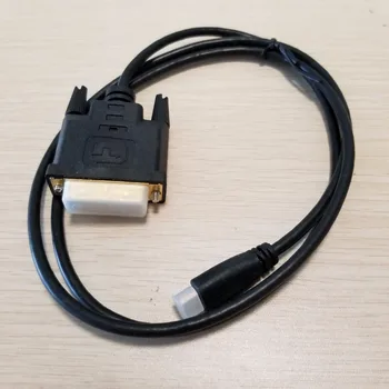 

10pcs/lot Micro HDMI to DVI 24Pin + 1Pin Transfer Data Extension Cable for Vedio Computer Phone Display