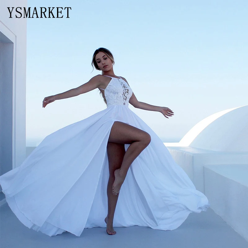 

YSMARKET summer fashion lace dress women white long dress sexy womens clothing vestidos branco suspender dress E804