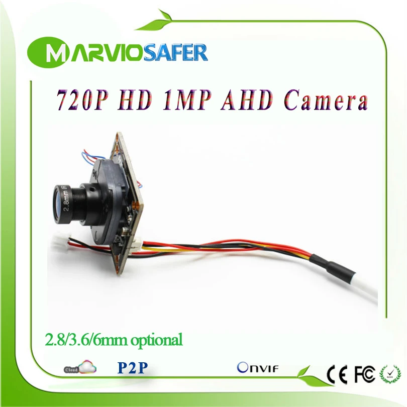 

720P 1MP (Million Pixel) AHD AHD-L Analog High Definition CCTV Camera module board with UTC Built-in ircut and lens