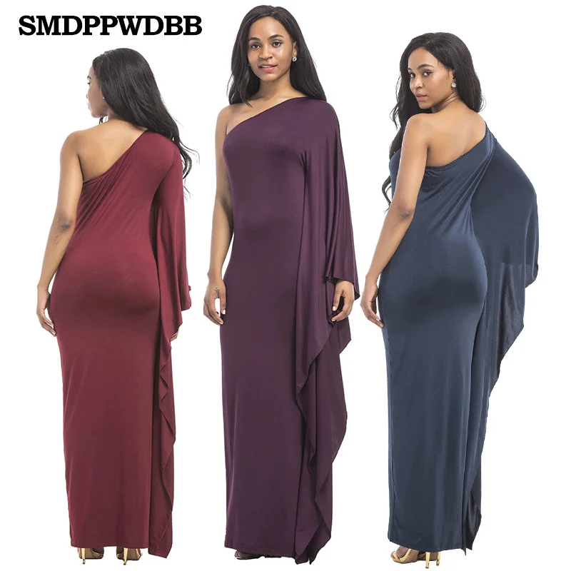 

SMDPPWDBB Fashion Women Maternity Summer Dress Casual Irregular Long Maxi Party Dresses Sexy Solid Vestidos Plus Size L-3XL