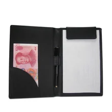 Кассовый держатель ПУ искусственная кожа папка для чеков зажим папка для чеков держатель для файлов для гостиничного бара салон KTV Ресторан Кофейня