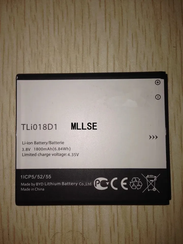 Оригинальный аккумулятор MLLSE TLi018D1 для сотового телефона alcatel one touch | Мобильные