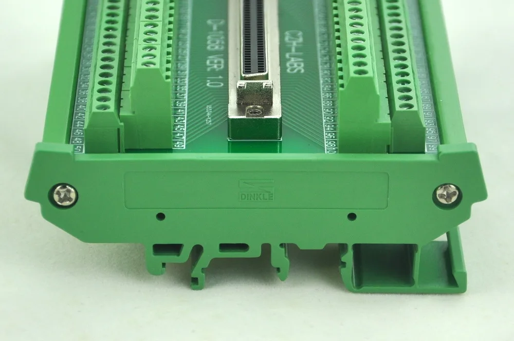 Крепление на din рейку 100 pin полушаг/0 05 &quotFemale Модуль интерфейса DSUB SCSI|mount rail|din mounting