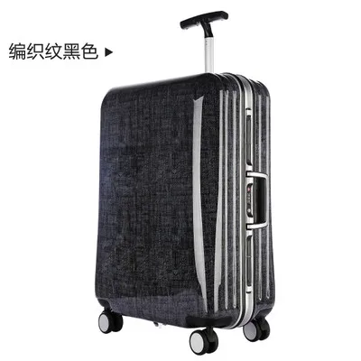 Высокое качество 22/25/29 дюймов модный чемодан на колесиках с алюминиевой рамой для путешествий чемодан ABS+ PC чемодан настраиваемый замок посадка в бизнес-класс коробка - Цвет: 29 inch