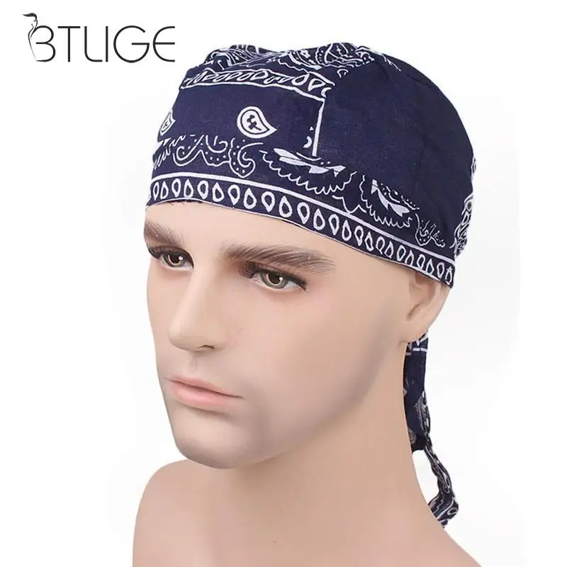 Unisex Cotton Biker Skull Cap Motorcycle Bandana Head Wrap Du Doo Do