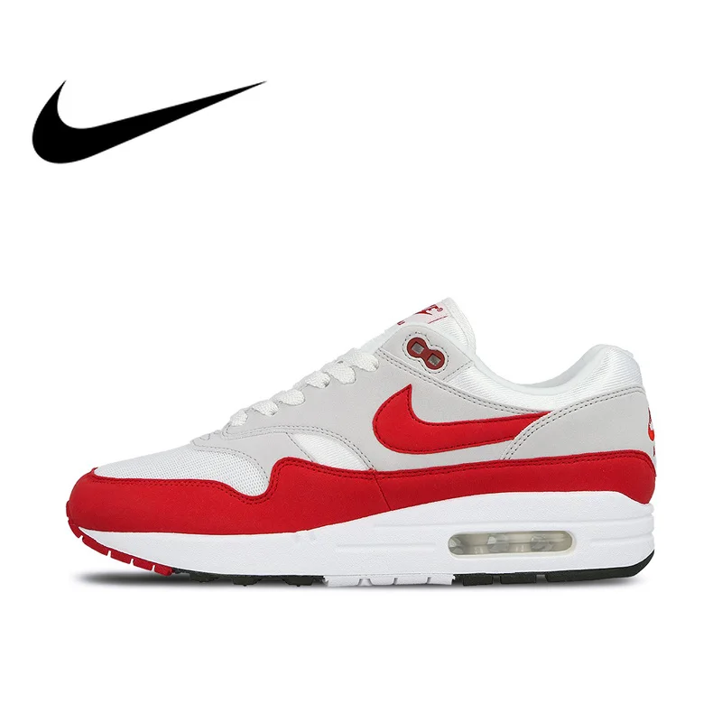 

Nike AIR MAX 1 ANNIVERSARY Original Authentic Mens Running Shoes Sport Outdoor Sneakers Walking Jogging Low Top 908375-103