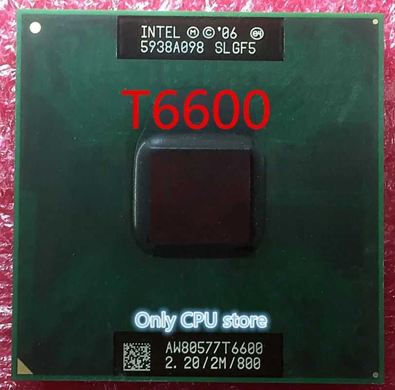 Процессор Intel Core2 Duo T6600 cpu 2 M, 2,20 GHz, 800MHz Socket 478