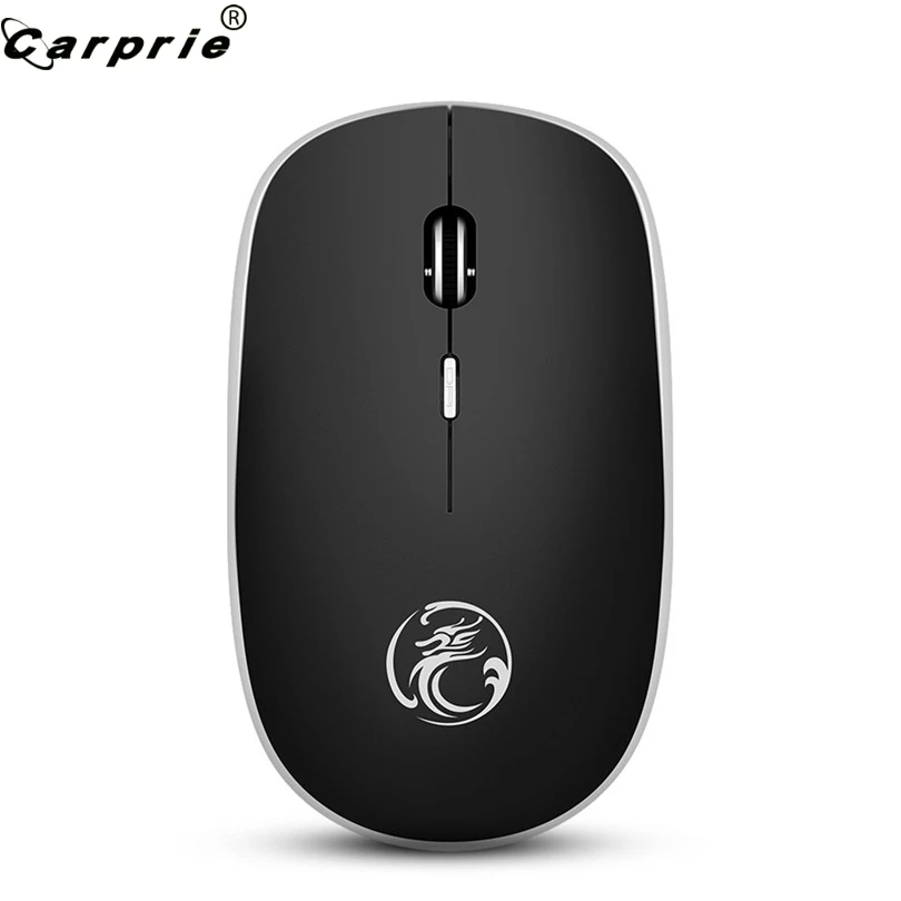 

CARPRIE 1pc Wireless Gaming Mouse Quiet Silent Mice USB Wireless Mouse For Notebook PC Gray Blue Red Black 90422