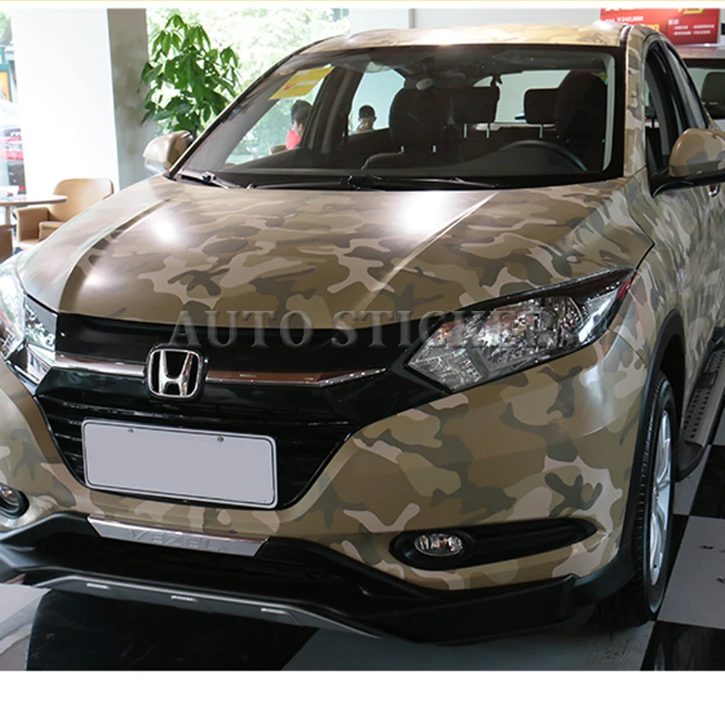 

10/20/30/40/50cm*152cm Camouflage Vinyl PVC Car Sticker Wrap Film Desert Camo Decal For Auto Motorcycle