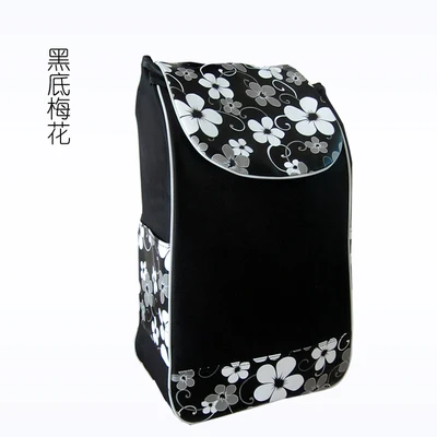 

christmas Shopping cart to buy food cart bag large waterproof thickened waterproof bag double trolley trolley bag, Oxford bag