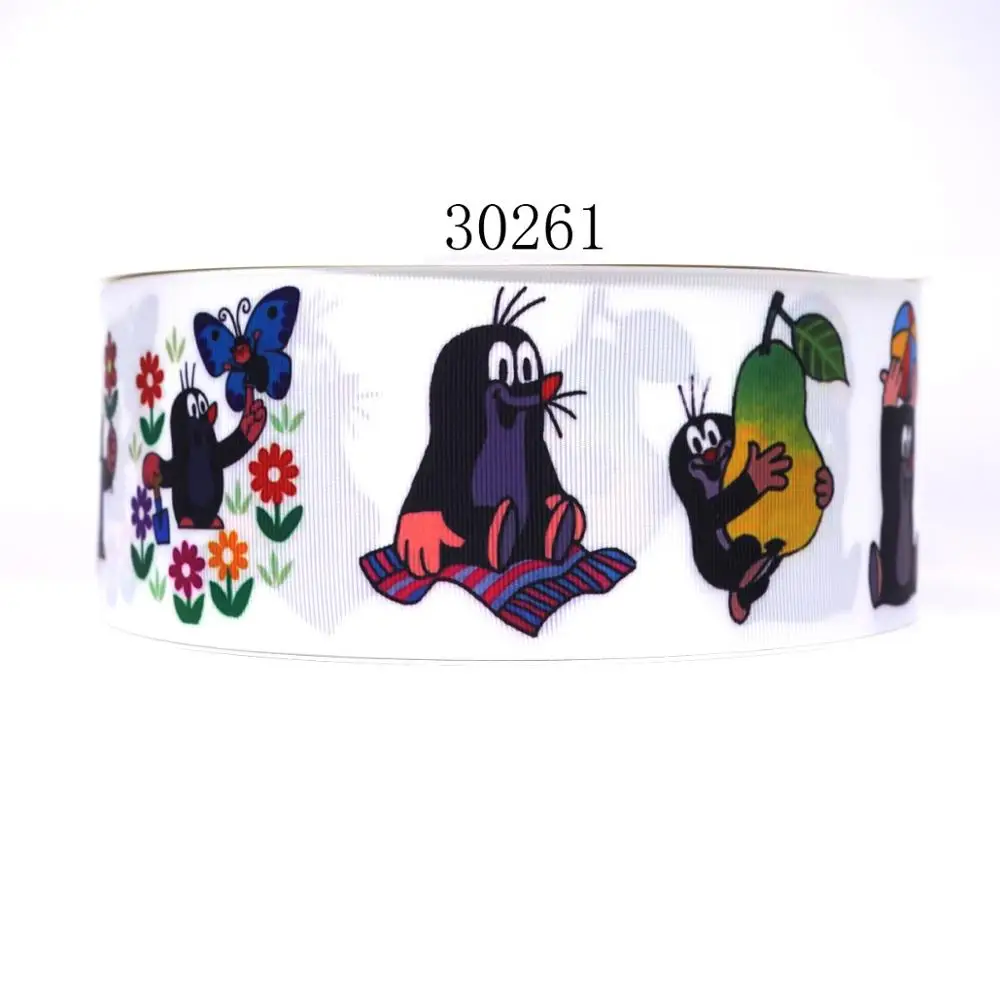 30261 DIY ремесло поставляет мультфильм персонаж напечатанный grosgrain ленты, атласная лента 50 ярдов. 30231 - Color: 30261