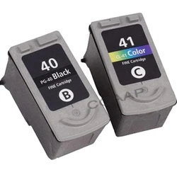 2 Compatible Ink Cartridge for Canon PG 40 41 PG-40 CL-41 Pixma iP2500 iP2600 iP1800 iP1900 MP190 Printer