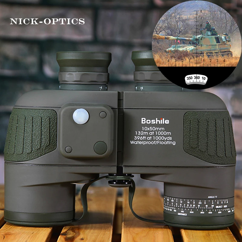 Boshile Binoculars 10x50 Professional Marine Binoculars Waterproof