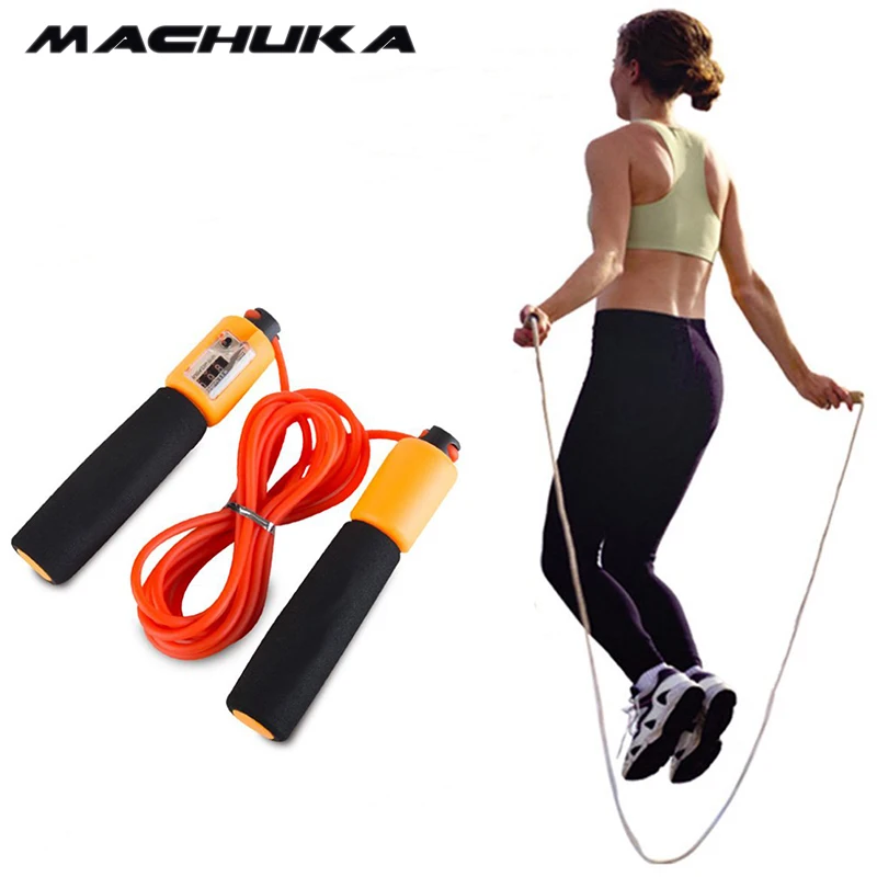 MACHUKA 3M 1PC Counter Skipping Rope Crossfit Professional Training adjustable High Counter Jump