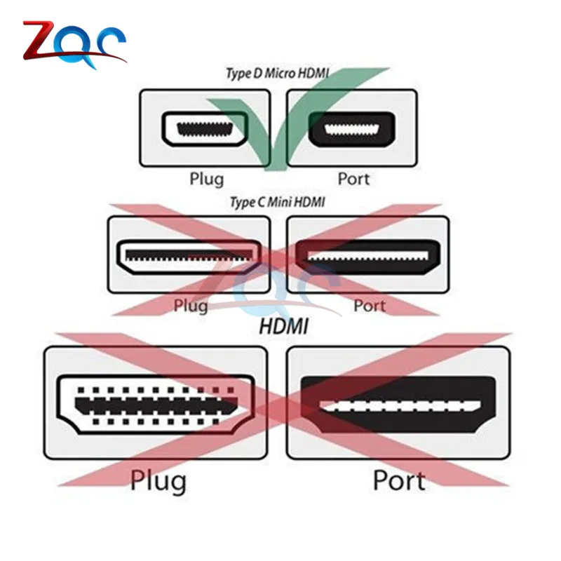 HDMI к Micro HDMI конвертер позолоченный HD удлинитель адаптер Разъем для видео ТВ