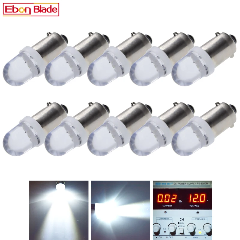 10 шт. светодиодный фонарь BA9S T11 T4W 1SMD для салона автомобиля лампа чтения с