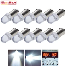 10 шт. светодиодный фонарь BA9S T11 T4W 1SMD для салона автомобиля лампа