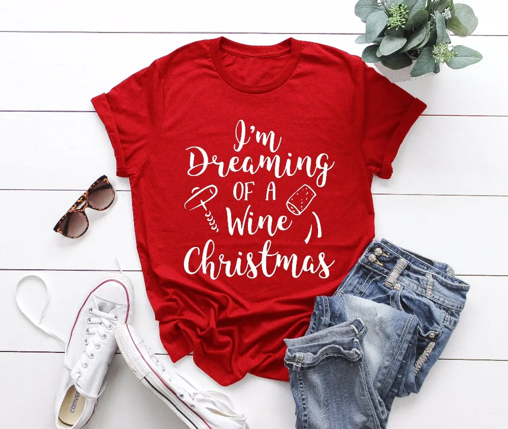 I'm Dreaming of a Red & Gold Christmas T-Shirt