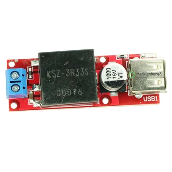 

5 V USB Output Converter DC-DC DC 7 V-24 V 12 V to 5 V 3A Step-Down Buck KIS3R33S Module KIS-3R33S Step Down Power Supply Module