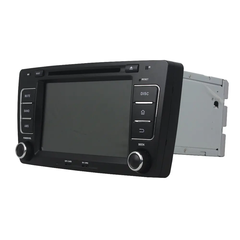 Discount Navirider CAR DVD Android 8.0.0 8-core touch screen car stereo for SKODA OCTAVIA 2012 head unit bluetooth gps 3G USB multimedia 1