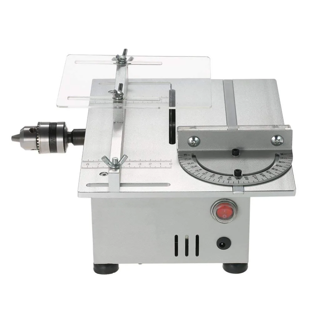 Mini Table Saw DIY Woodworking Bench Electric Chain Saw 7000RPM Angle Grinder Circular Sawing Blade Tools Cutter Slicing Machine