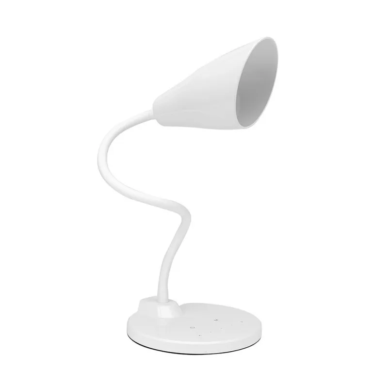

26 LED Retro Large speaker Shade Clasp lampshade Five Level Touch Switch dimming LED Lamp USB Charged Table Lamp